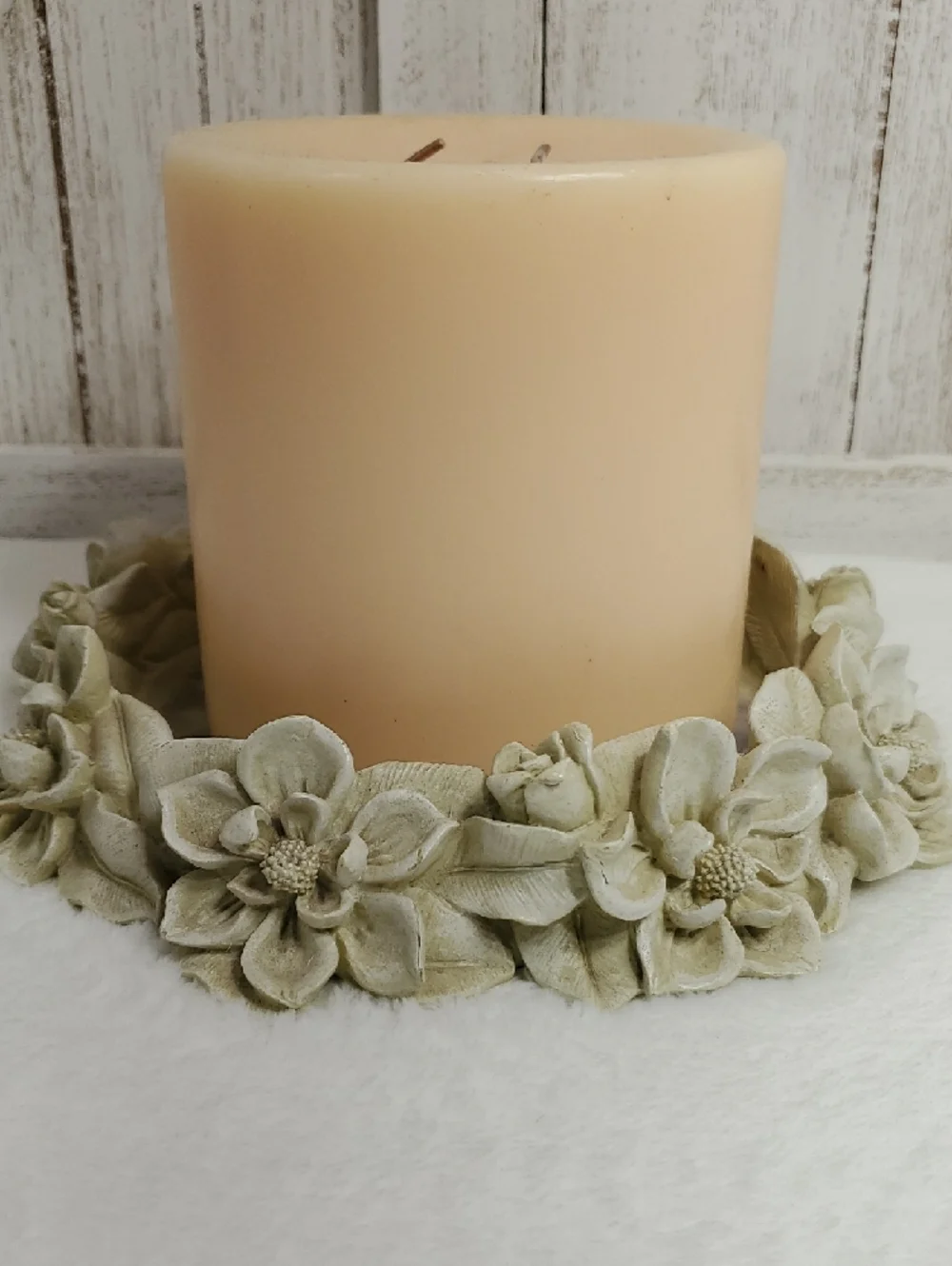 Magnolia Resin Decorative Candle Holder Flower Dish